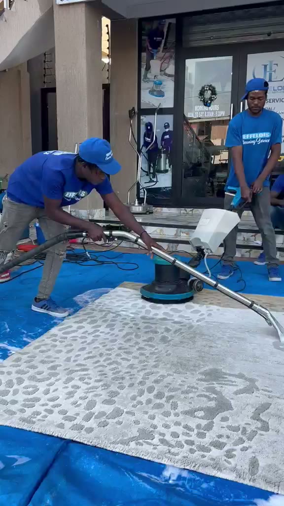 Deep-clean job in progress